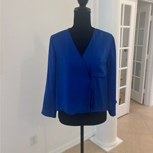 Topshop Royal Blue Blouse Small